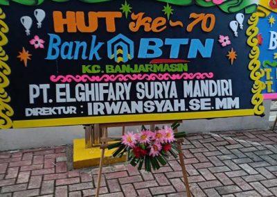 Bunga HUT BTN Banjarmasin