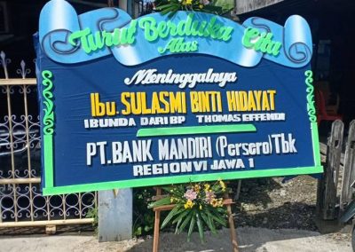 Bunga Papan Duka Cita Banjarmasin