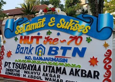 HUT BTN - Bunga Banjarmasin