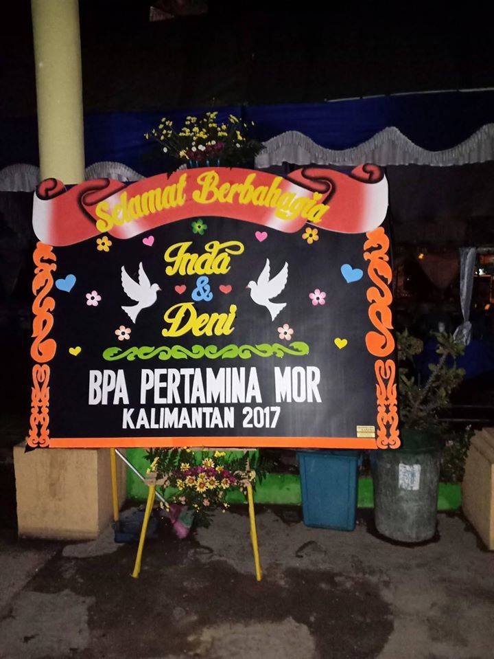 Toko Papan Bunga di Banjarbaru